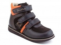 23-252 Сурсил (Sursil-Ortho), ботинки неутепленные с высоким берцем, кожа , нубук, коричневый, оранжевый в Симферополе