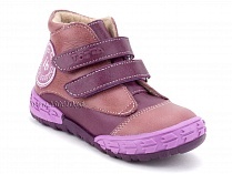 105-016,021 Тотто (Totto), ботинки детские демисезонные утепленные, байка, кожа, сиреневый. в Симферополе