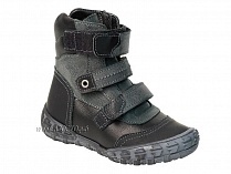 210-21,1,52Б Тотто (Totto), ботинки демисезонные утепленные, байка, черный, кожа, нубук. в Симферополе
