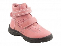 211-307 Тотто (Totto), ботинки детские зимние ортопедические профилактические, мех, кожа, розовый. в Симферополе
