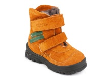 203-85,044 Тотто (Totto), ботинки зимние, оранжевый, зеленый, натуральный мех, замша. в Симферополе