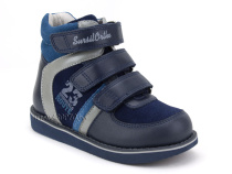 23-251  Сурсил (Sursil-Ortho), ботинки неутепленные с высоким берцем, кожа , нубук, синий, голубой в Симферополе
