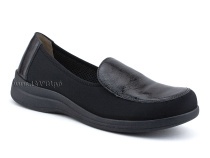 84-52Т-22-402/30 Рикосс (Ricoss) туфли для взрослых, кожа, лак, текстиль, черный, полнота 9 в Симферополе